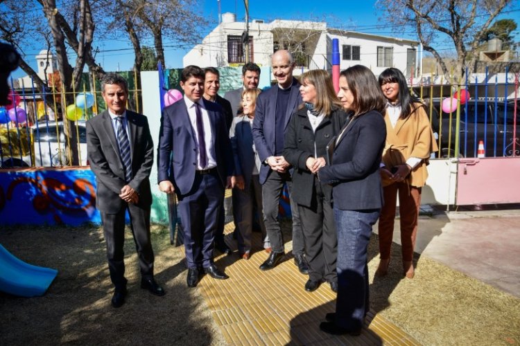 El referente de UNICEF visitó un jardín de infantes