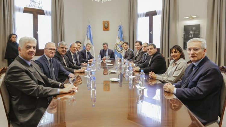 Orrego recibió a la cúpula de la empresa minera Lundin