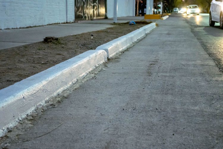 Rivadavia inauguró obras de calle Santa Maria de Oro