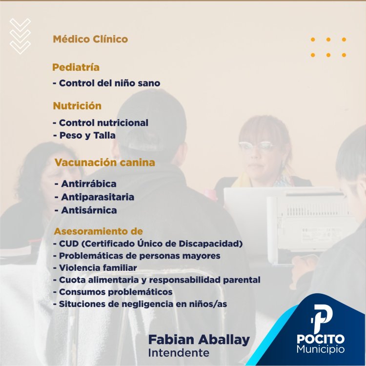 Médicos y odontólogos participan de un nuevo Operativo de Abordaje Comunitario en Pocito