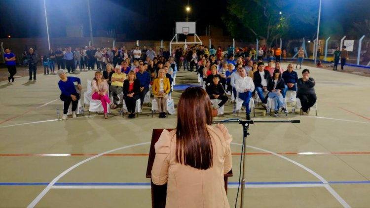 Nuevo Playon Polideportivo para la comunidad de Chimbas