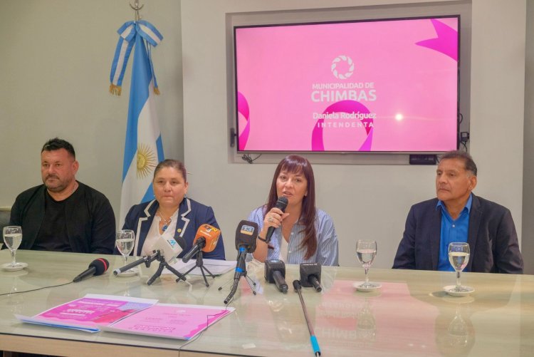 Chimbas se viste de rosa para luchar contra el cáncer de mama