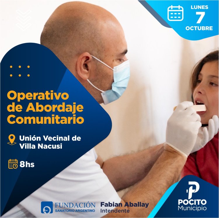 Controles Ginecológicos y médicos clínicos en el Operativo de Abordaje Comunitario de Pocito