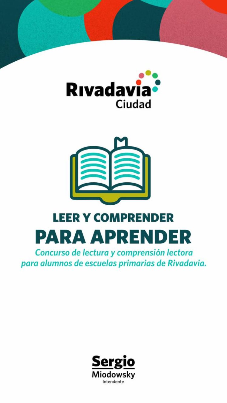 Rivadavia fomentara la lectura y comprensión de texto con un concurso