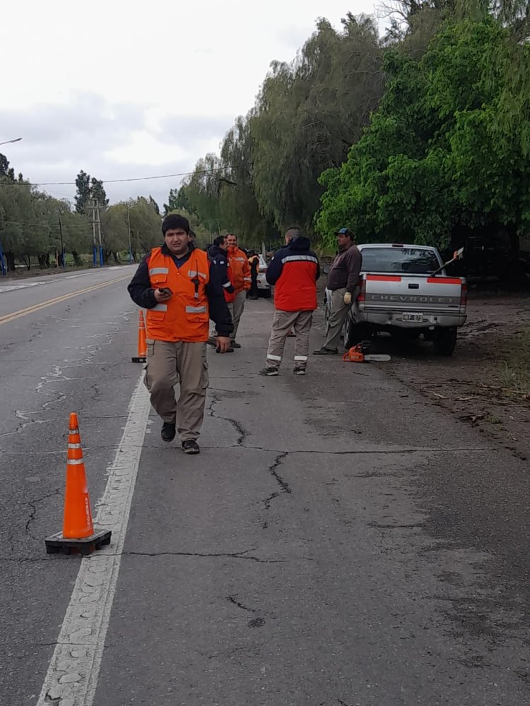 9 de Julio debió asistir por las lluvias a varias familias