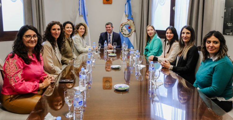 Orrego recibió a la comitiva de ONU -Mujeres