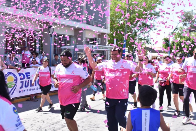 Inolvidable mañana contra el Cáncer de Mama vivo 9 de Julio