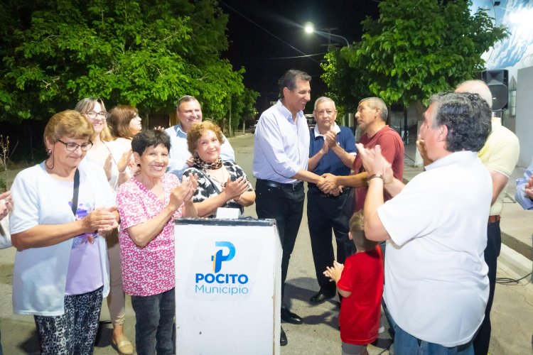 Nueva iluminación led para un sector importante de la Zona Norte de Pocito