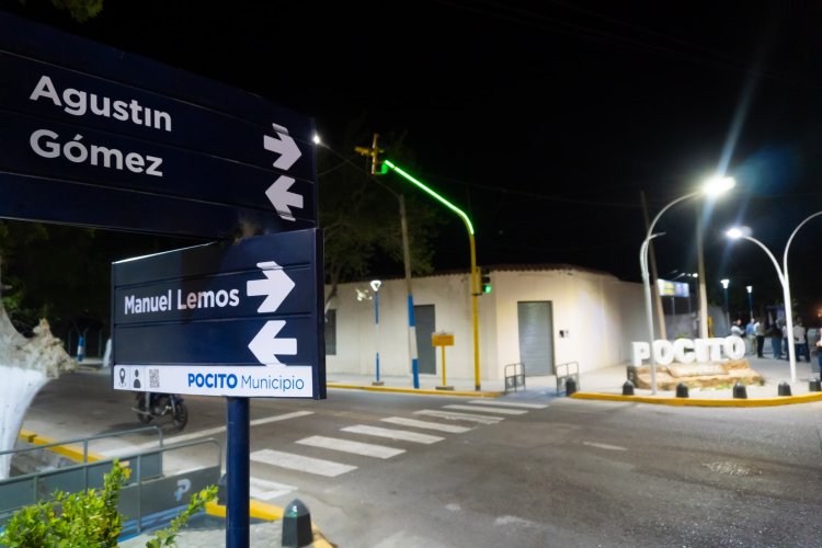 Pocito inauguró un nuevo portal de ingreso