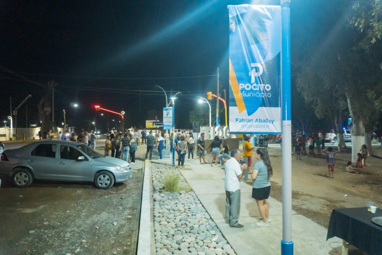 Pocito y Rawson inauguraron los Portales de Ingreso y diversas obras