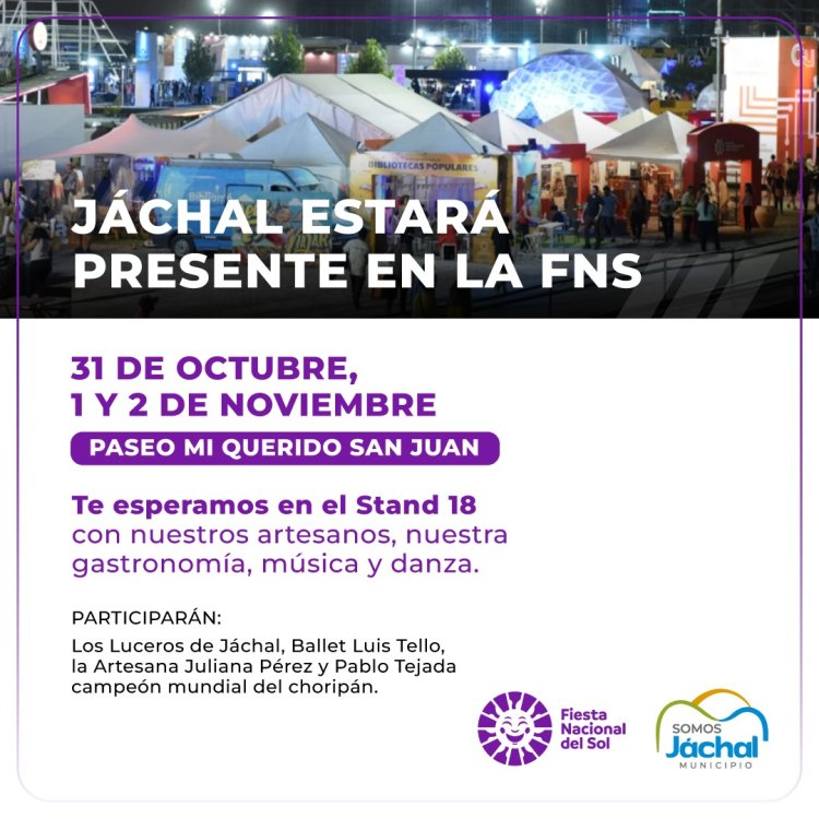 Jáchal presente en la Fiesta Nacional del Sol