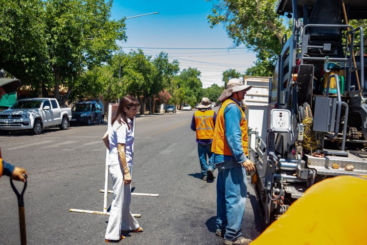 Comenzó la repavimentación de Av. España