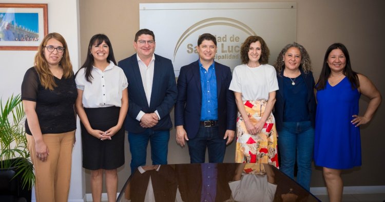 El intendente Orrego recibió a María Muñoz  la primera Emprendedora del Sol