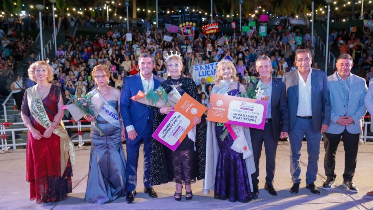 El gobernador coronó a la Reina de las Personas Mayores 2024