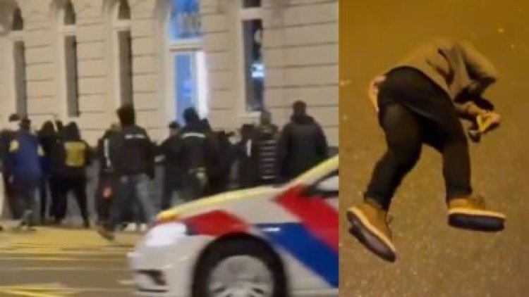 Propalestinos atacaron a hinchas israelíes en las calles de Ámsterdam