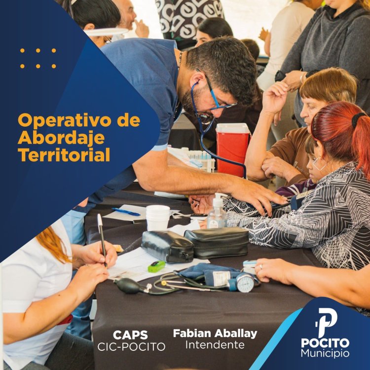 Realizan Operativo de Abordaje Territorial en Villa Paolini