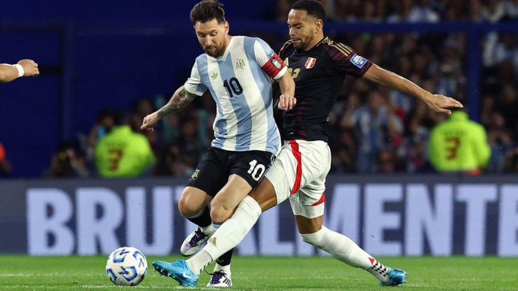 Argentina le ganó a Perú y continúa a paso firme