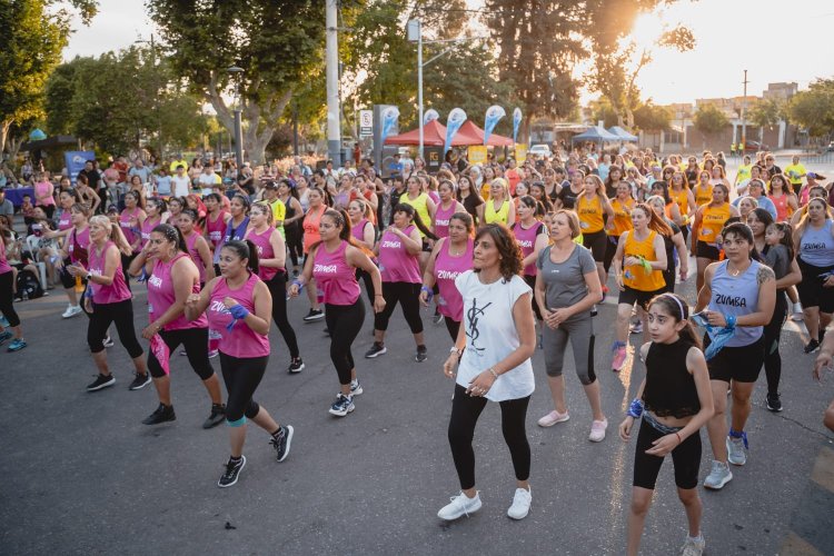 Todo listo para el Zumbathon en Santa Lucía