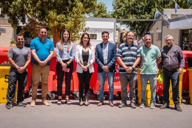 Caucete suma nuevos contenedores y optimiza la gestión de sus residuos