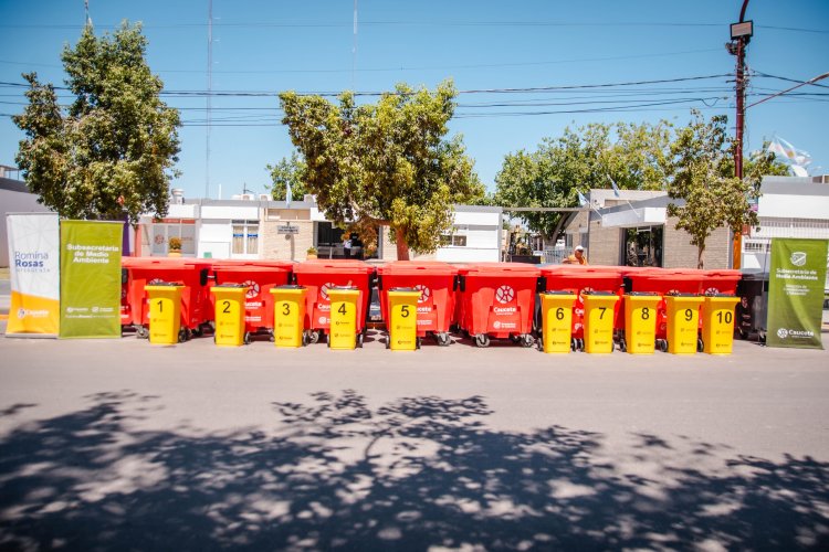 Caucete suma nuevos contenedores y optimiza la gestión de sus residuos