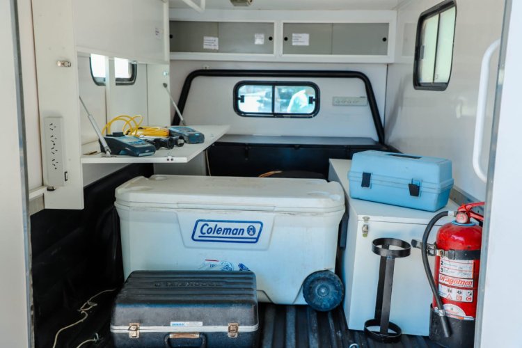 El primer laboratorio movil de monitoreo ambiental minero  se estrenó en Jáchal 