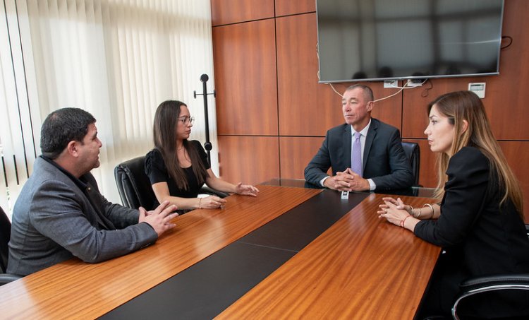 El vicegobernador recibió a representantes de CAME Joven