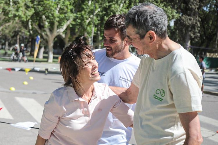 Capital convirtió al Parque en una escuela de bicicletas para los niños