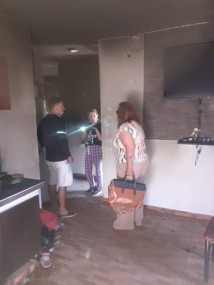 Rivadavia brindó asistencia a la familia de La Bebida tras un incendio en su hogar