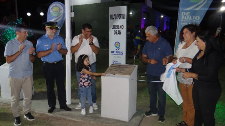9 de Julio sigue inaugurando obras en su aniversario
