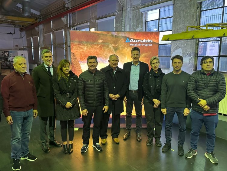 Orrego visito a la empresa líder en reciclaje de cobre