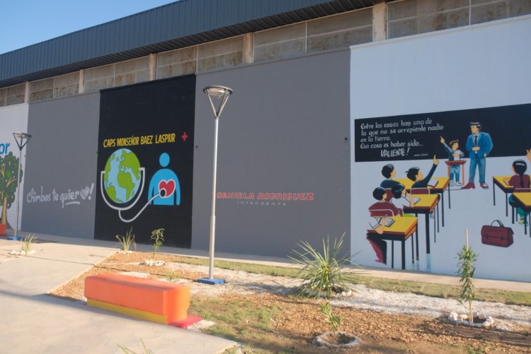 Chimbas celebró sus 111 años con la inauguración de una nueva plaza y playón para la histórica Villa El Salvador   