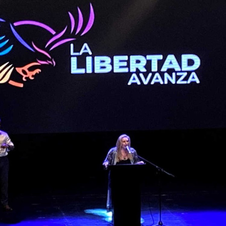 Karina Milei encabezó el acto de cierre de año de La Libertad Avanza