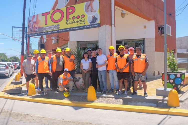 Quedó en funcionamiento la segunda etapa del Centro Comercial a Cielo Abierto de Chimbas    