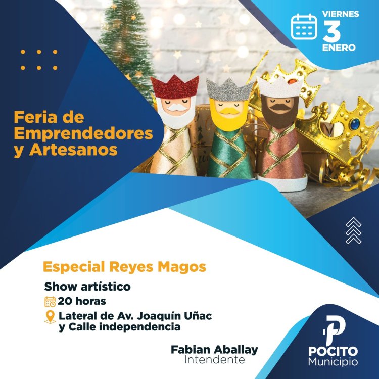 Pocito organiza dos Ferias de Emprendedores para esperar a los Reyes Magos
