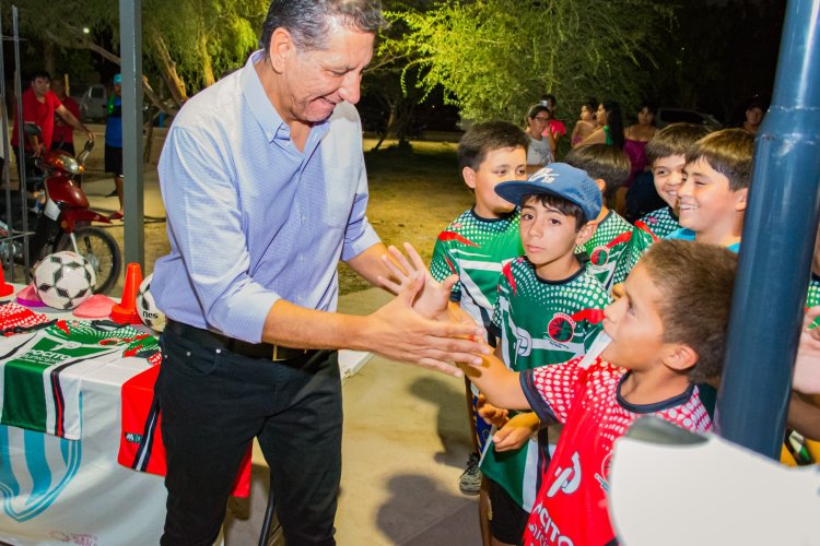Pocito reacondicionó la plaza del Barrio Zaldívar