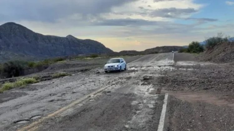Varias rutas afectadas en San Juan tras las intensas lluvias