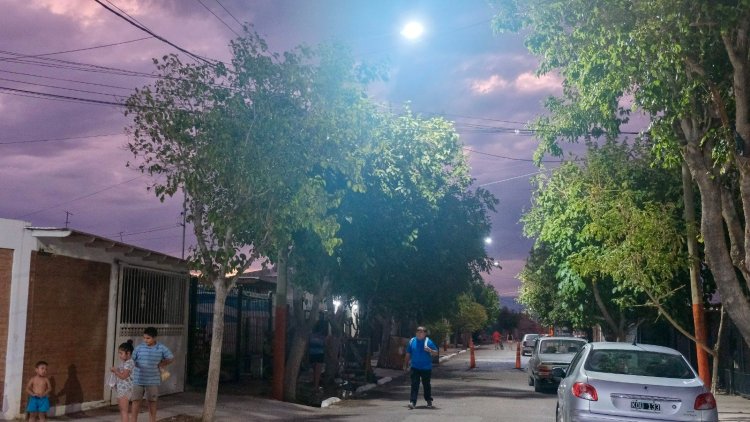 Nueva iluminación led para el Barrio Andacollo VI   