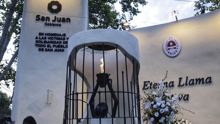 El Gobierno de San Juan conmemoró el 81 aniversario del Terremoto de 1944