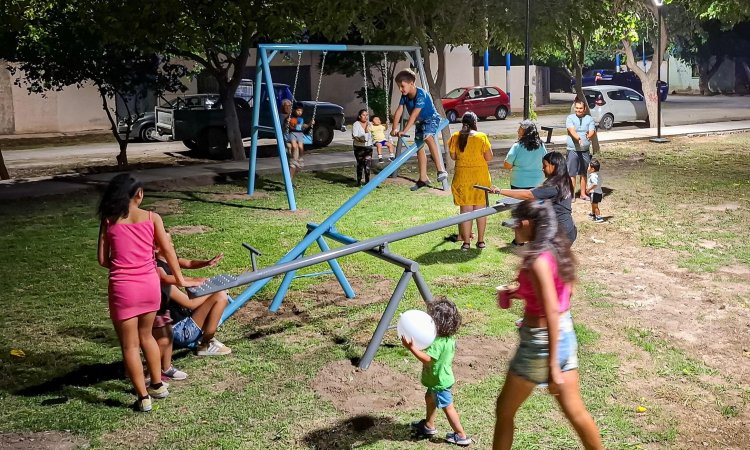 Nueva iluminación para el Barrio Río Negro y Villa Libertad