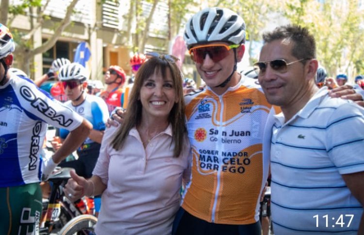 Gran inicio de la Vuelta a San Juan desde Plaza 25