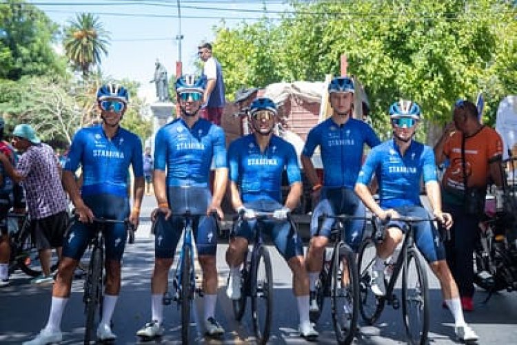 Gran inicio de la Vuelta a San Juan desde Plaza 25
