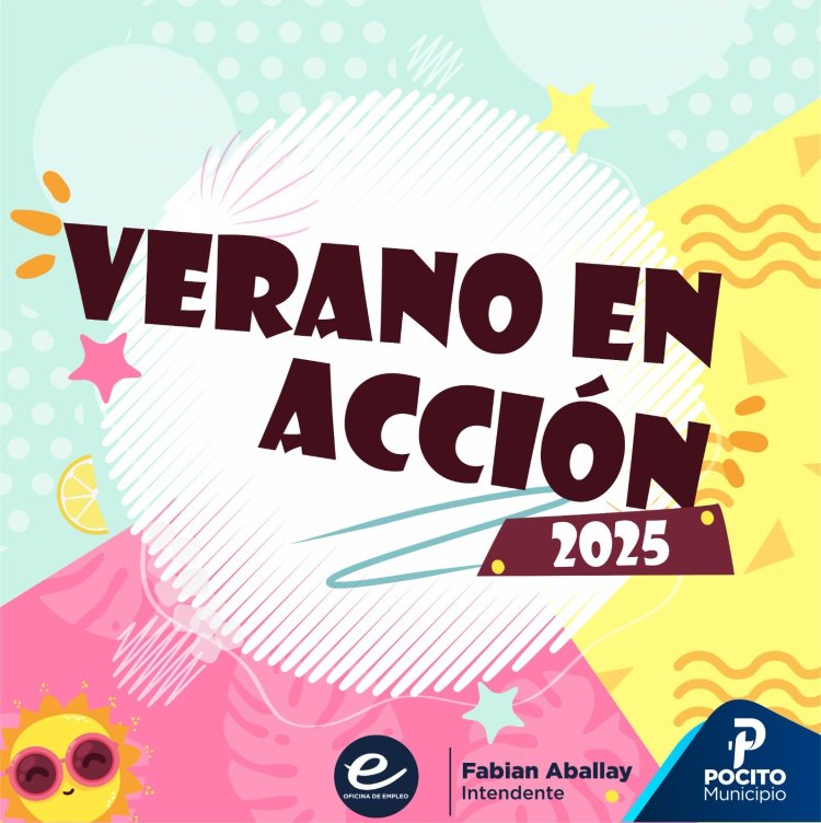 Los niños y adolescentes de Pocito podrán disfrutar de un "Verano en Acción"