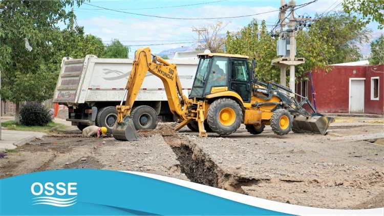 OSSE reparará y renovará red colectora y conexión domiciliaria en Capital