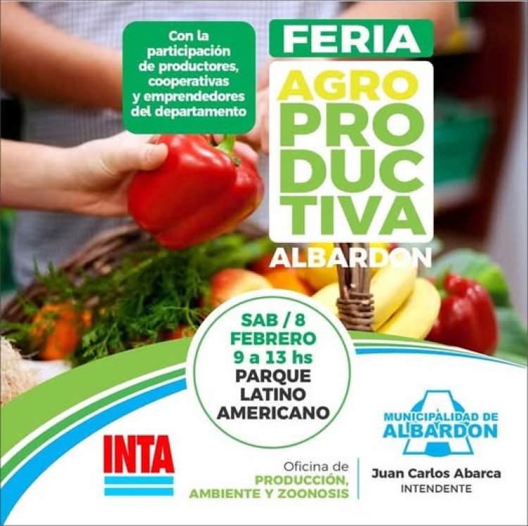 Nueva edición de la Feria Agroproductiva en el parque Latinoamericano