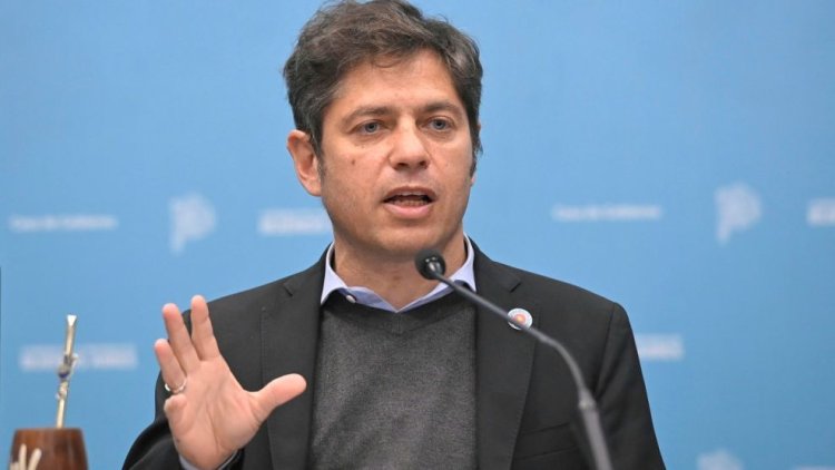 Suspensión de las PASO: Kicillof dice que Milei armó un caos y no descarta desdoblar