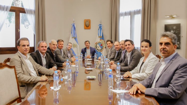 Orrego recibió a las autoridades de la empresa Arcor