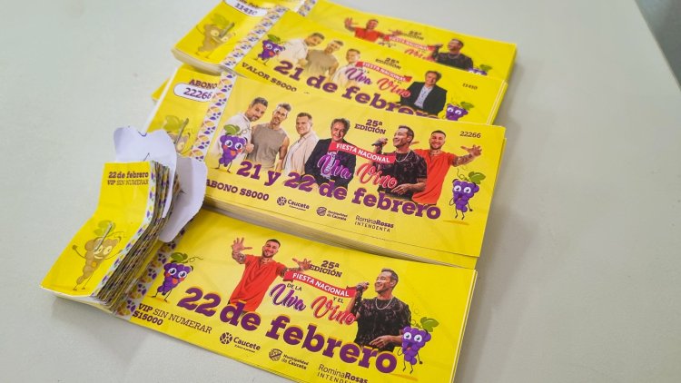 Nuevos puntos de venta habilitados para la Fiesta Nacional de la Uva y el Vino