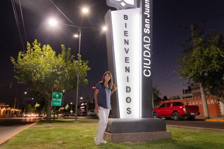 Susana Laciar recorrió las obras que mejoran el ingreso a la Ciudad