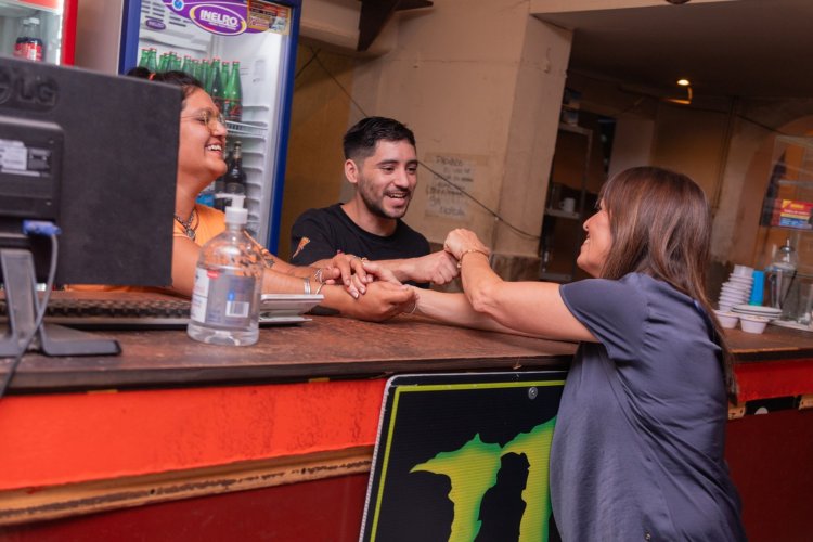 Susana Laciar recorrió las obras que mejoran el ingreso a la Ciudad