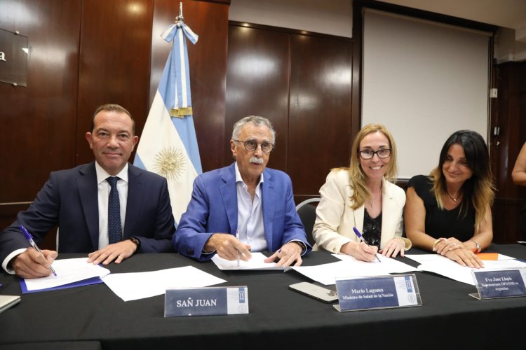 San Juan firmó un convenio con OPS para la adquisición de medicamentos a través del fondo rotatorio regional